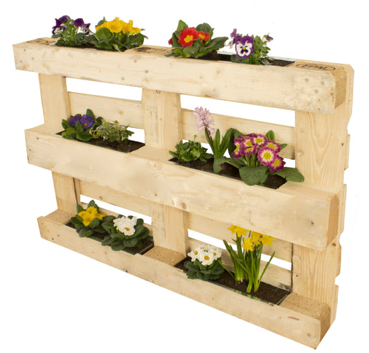 Europalette Blumenkasten verzinkt 2
