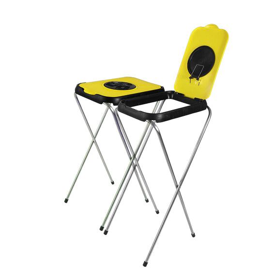 BigDean 2X Müllsackständer SwingFix GELB 120L Blauer Gelber Sack Einer Mülleimer Müllbeutelständer Müllsackhalter 120L image 1