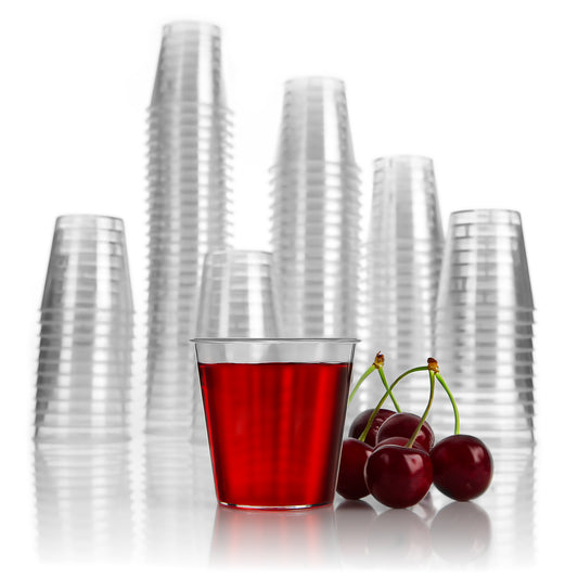 BigDean 200 Stück Schnapsgläser Plastik 3cl lebensmittelecht robust & wiederverwendbar - Shotgläser aus bruchsicherem Kunststoff image 1