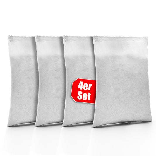 4 Stück Nachfüllpack Luftentfeuchter 680g – Raumentfeuchter Nachfüll-Beutel Granulat