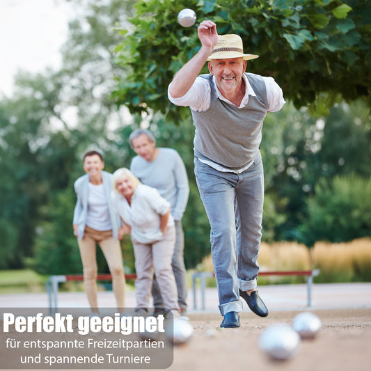 BigDean Boule Set mit 8 verchromten Boule Kugeln image 2
