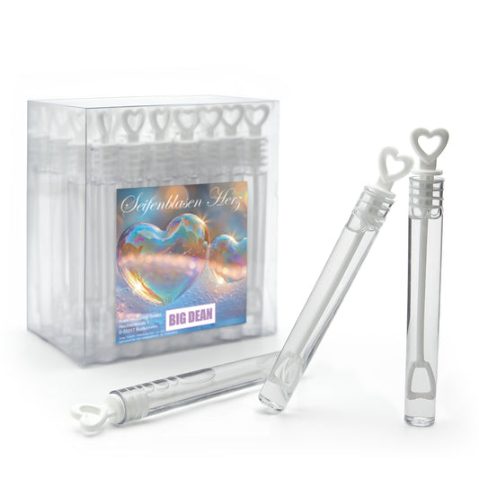 48 Stück Seifenblasen Hochzeit mit Flüssigkeit gefüllt