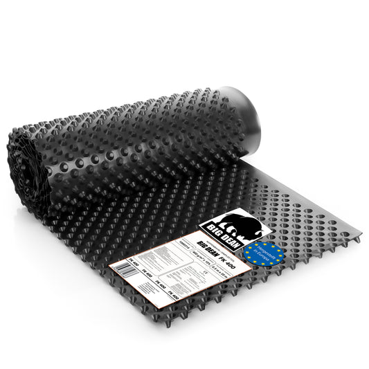 BigDean Premium Noppenfolie 0,5x20m Nässeschutz für Hochbeete und Mauern – Noppenbahn extrem reißfest & Made in Europe image 1