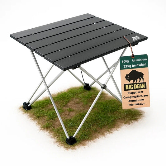 BigDean kleiner Campingtisch faltbar ultraleicht kleiner Klapptisch - Campingtisch klein Camping Tisch Klapptisch klein image 1