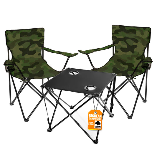 Campingtisch mit Stühlen camouflage - Camping Tisch Stuhl Set Camping Stühle