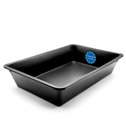 BigDean Ölauffangbehälter 20 L 60x40x12 cm aus robustem Kunststoff – Auffanghilfe für Ölwechsel image 1