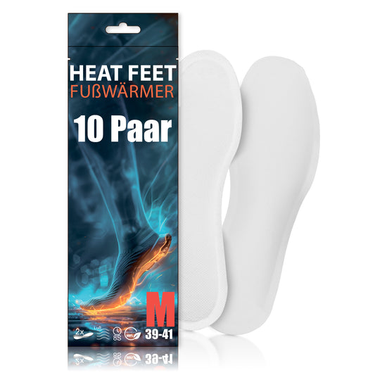 10 Paar HEAT FEET Wärmesohlen, Heizsohlen, Einlage Fußwärmer, wärmende Sohlen, warme Einlegesohlen, Wintersportarten Outdoorsport Weihnachtsmarkt, bei kalten Füßen für Schuhgröße 39-41 8h Wärme image 1