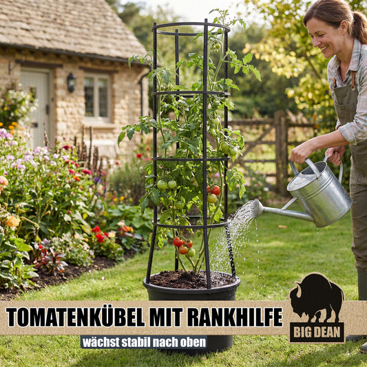 BigDean Tomatentopf mit Rankhilfe XL image 2