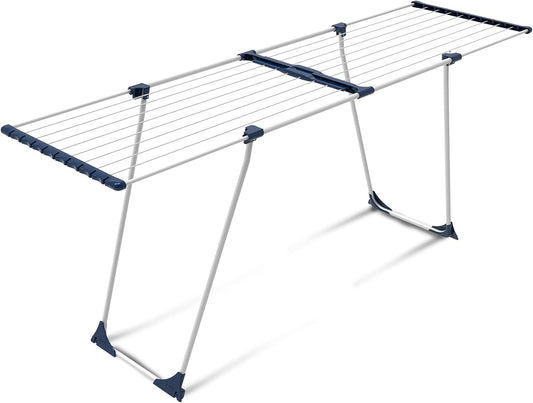 CasaSi® EasyFlex – Ausziebarer Wäscheständer 20m – ausziehbar & platzsparend – Wäscheständer Schwarz aus legiertem Stahl für Kleidung und Handtücher image 1