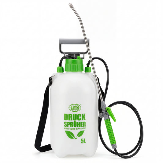 Drucksprüher 5 Liter 3 bar Sprühstange und Düse aus Edelstahl. Länge Lanze Plus Schlauch 170cm! image 1