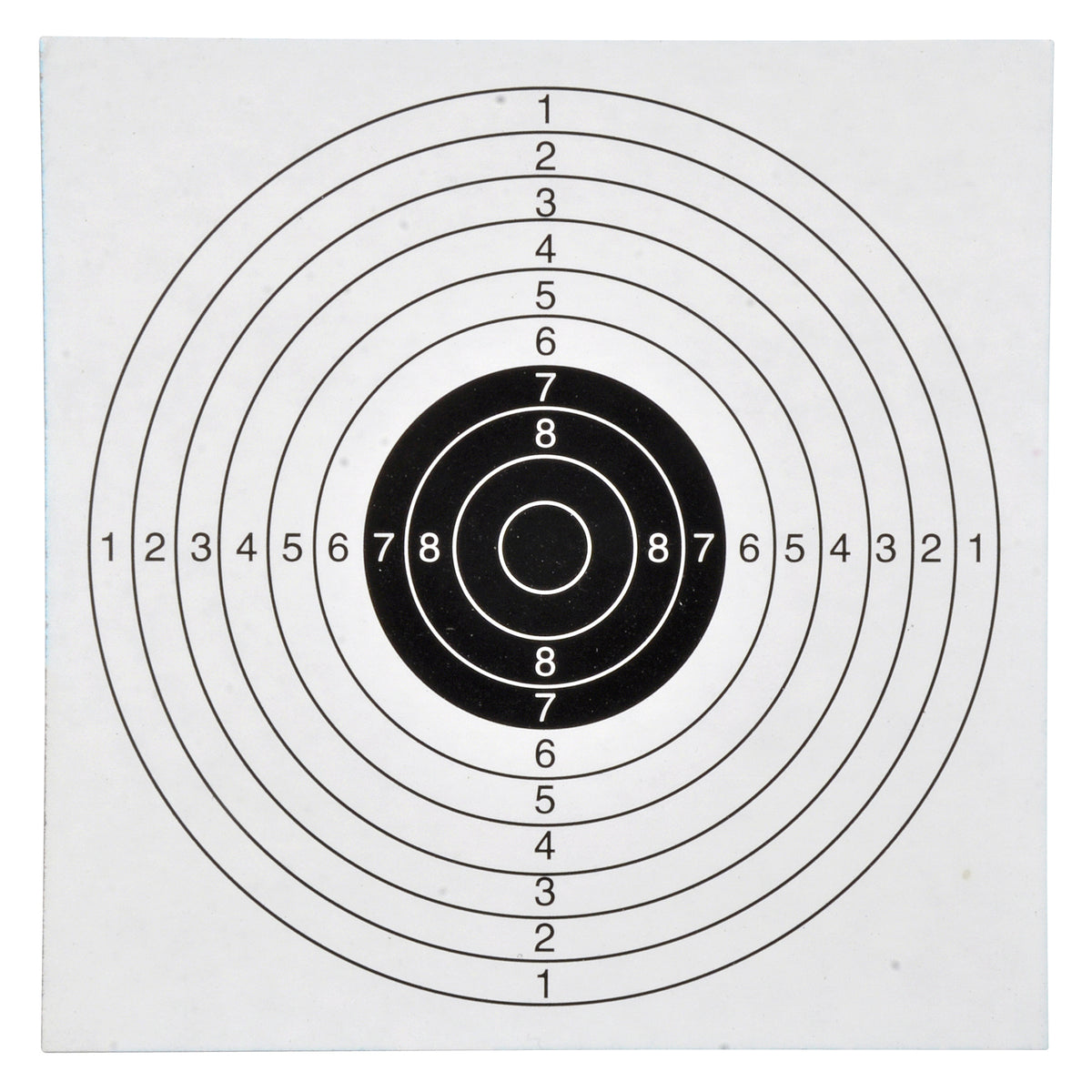 Max Ranger Zielscheiben 100x für Kugelfang 14x14cm Luftgewehr Luftpistole image 1