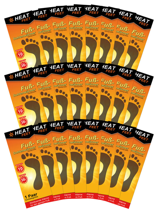 24 Paar HEAT FEET Wärmesohlen, Heizsohlen, Einlage Fußwärmer, wärmende Sohlen, warme Einlegesohlen, Wintersportarten Outdoorsport Weihnachtsmarkt, bei kalten Füßen image 1