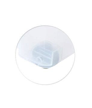 Aufbewahrungsbox mit Deckel und Rollen Kunststoffbox transparent stahlgrau Kiste 3