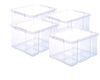 Stapelboxen  transparent Plastikkisten durchsichtige Box 4x 2