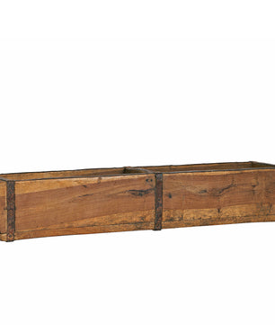 Alte Ziegelform Holz Zweikammer 57x15x9,5cm