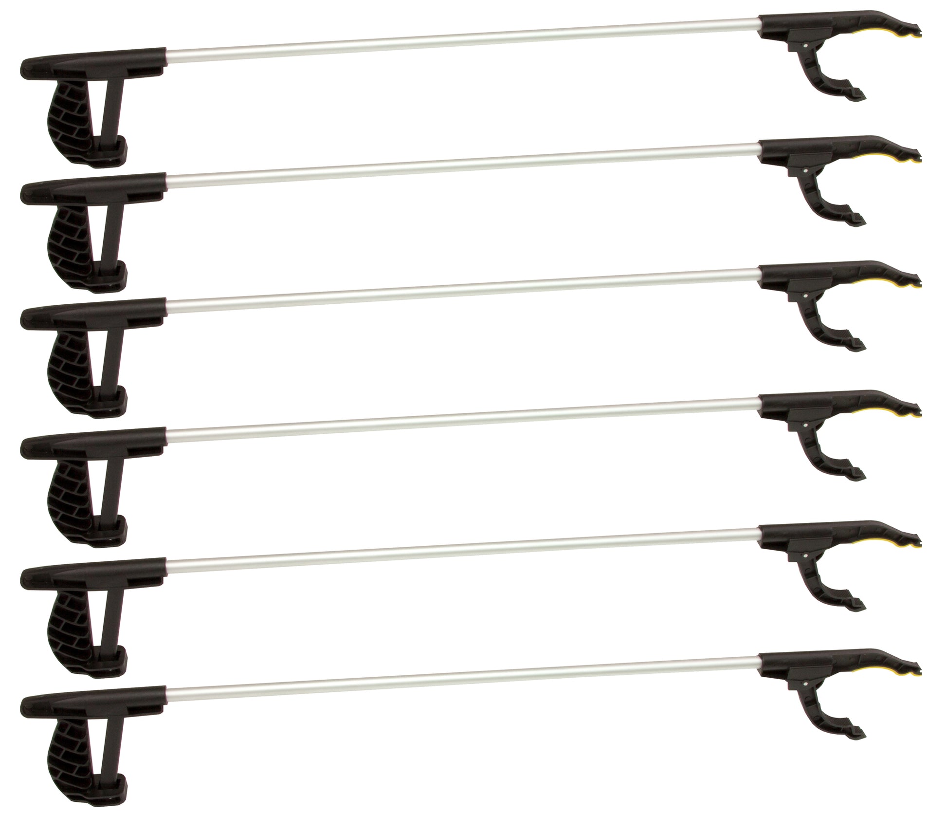 Müllgreifer 6er Set Müllzange Alu 76cm