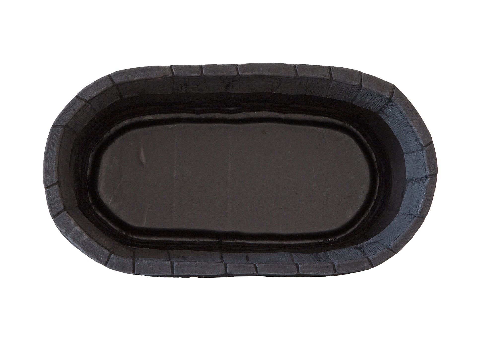 Weinfass Eichenfass Oval Kunststoff Gartenteich Teich Fass Nachbildung Länge 61 cm Breite 34 cm Höhe 25 cm 4