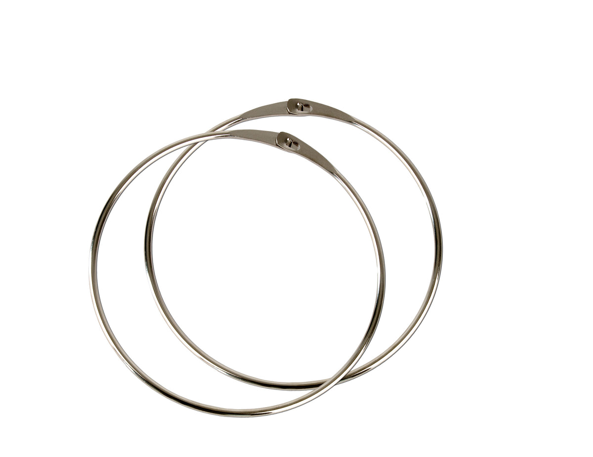 BigDean 2x Warenring Schlüsselring 150mm Ring mit Schnellverschluss image 1