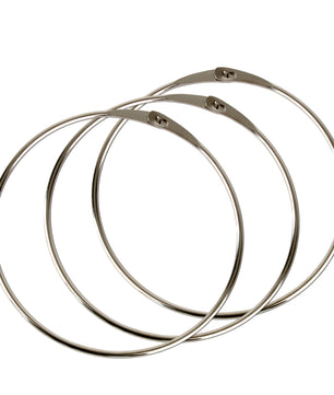 3x Warenring Schlüsselring 150mm Ring mit Schnellverschluss