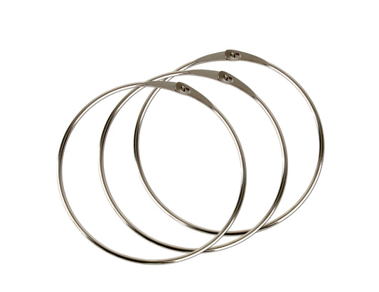 BigDean 3x Warenring Schlüsselring 150mm Ring mit Schnellverschluss image 1