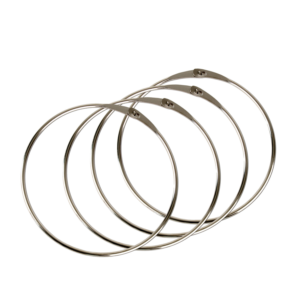 BigDean 4x Warenring Schlüsselring 150mm Ring mit Schnellverschluss image 1