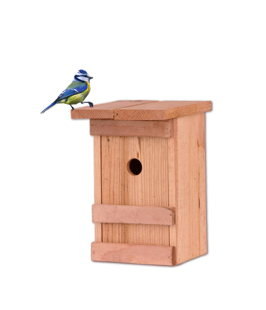 BigDean Nistkasten Meisen Meisennistkasten Nistkästen Vogelhaus Vogelhäußchen Massivholz Vogelhaus 25 x 14,5 x 12 cm Einflugloch 28mm 
