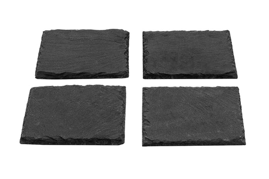 Schiefer-Untersetzer Set 16 teilig 10x10 cm 2