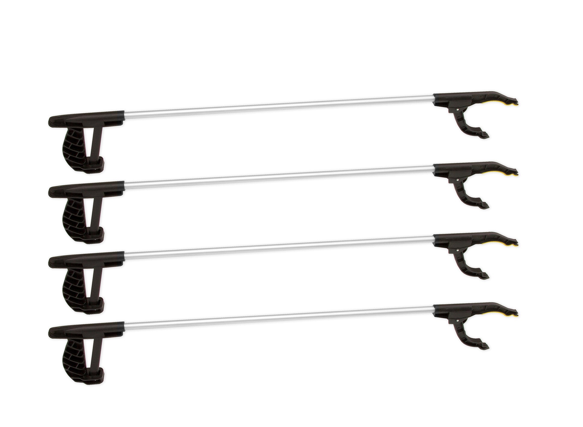 Müllgreifer 4er Set Müllzange Alu 76cm