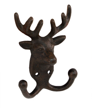 Hirschgeweih Garderobe Gusseisen Kleiderhaken Geweih 2