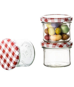 24er Set Marmeladenglas 125 ml Sturzglas Einmachglas Einweckglas TO 66 4