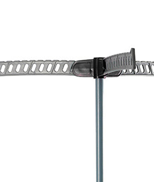 Kleiderständer Terry 2 Wäscheständer 132cm Wäschespinne bis zu 33 Kleiderbügel 2
