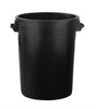 Universaltonne 100 Liter ohne Deckel Allzweck Tonne Schwarz mit 2 Tragegriffen 