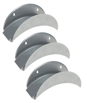 3x Gartenschlauchhalter aus Metall 29x13 cm Schlauchlänge bis 25 m 
