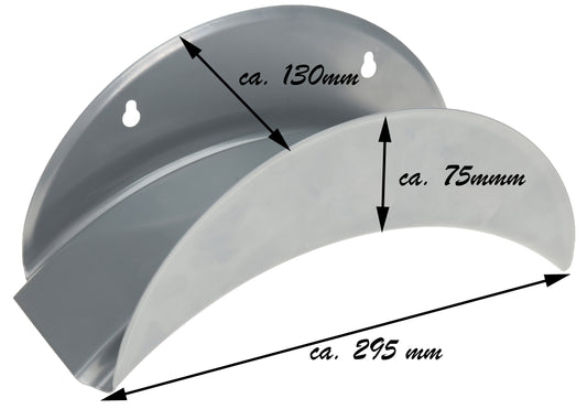 2x Gartenschlauchhalter aus Metall 29x13 cm Schlauchlänge bis 25 m  2