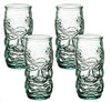 4 Trinkgläser Tiki-Look 550 ml Hawaii-Design made in Spain recycling Glas 2