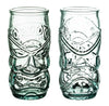 4 Trinkgläser Tiki-Look 550 ml Hawaii-Design made in Spain recycling Glas 4