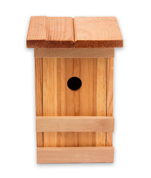Nistkästen 3x Meisennistkasten Vogelhaus Meisen Vogelhäußchen Massivholz Vogelhaus 25,5 x 16 x 17 cm 2
