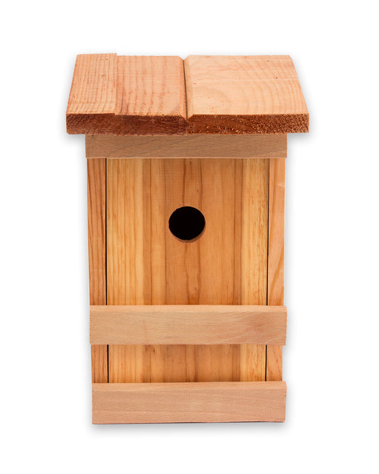 Nistkästen 3x Meisennistkasten Vogelhaus Meisen Vogelhäußchen Massivholz Vogelhaus 25,5 x 16 x 17 cm 2