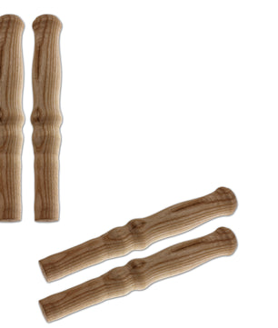 4x Schubkarren Universal Holzgriffe Karrengriff Schiebkarre Schubkarrengriffe Griffe