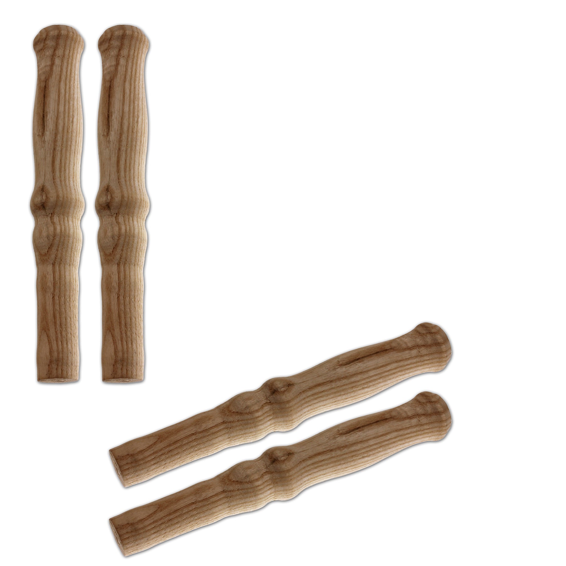 4x Schubkarren Universal Holzgriffe Karrengriff Schiebkarre Schubkarrengriffe Griffe