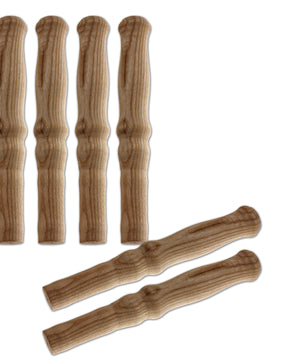 6x Schubkarren Universal Holzgriffe Karrengriff Schiebkarre Schubkarrengriffe Griffe