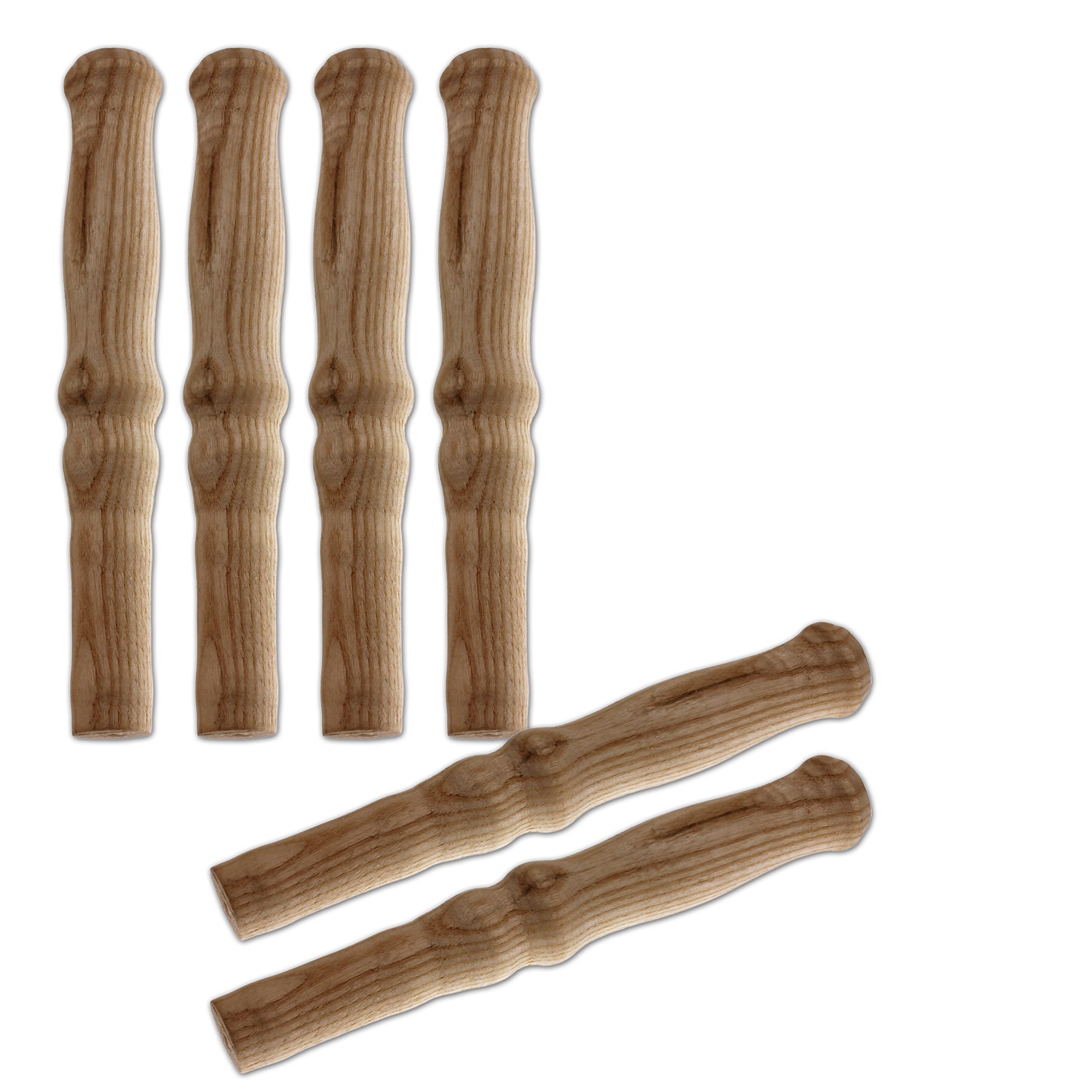 6x Schubkarren Universal Holzgriffe Karrengriff Schiebkarre Schubkarrengriffe Griffe