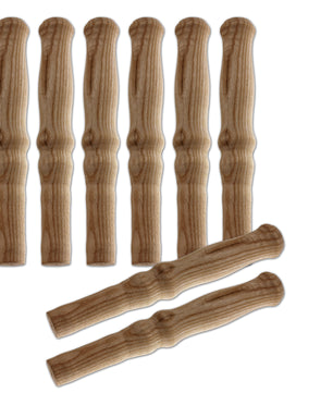 8x Schubkarren Universal Holzgriffe Karrengriff Schiebkarre Schubkarrengriffe Griffe