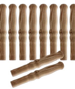 10x Schubkarren Universal Holzgriffe Karrengriff Schiebkarre Schubkarrengriffe Griffe