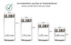 Vorratsgläser 2x 2,2 Liter Set Glas Schraubglas Lebensmittelglas Edelstahldeckel Schraubverschluss 6