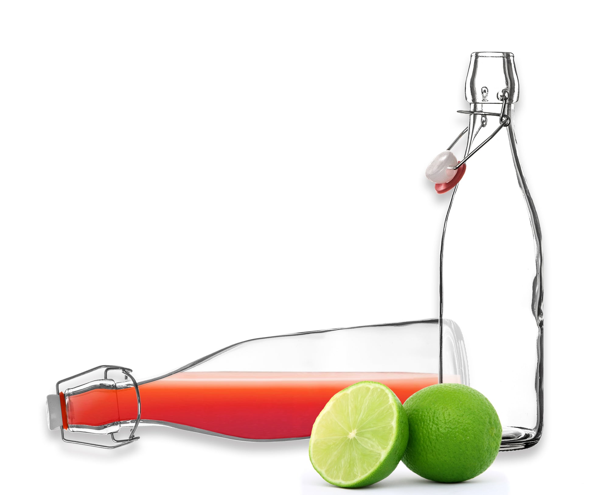 6x Glasflasche 500ml Bügelverschluss Milchflasche Saftflasche Ölflasche Bügelverschlussflasche 3