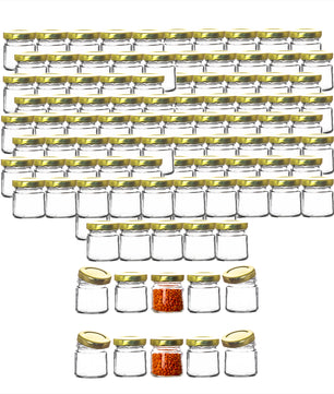 100x kleine Marmeladengläser 53 ml - Made in Germany