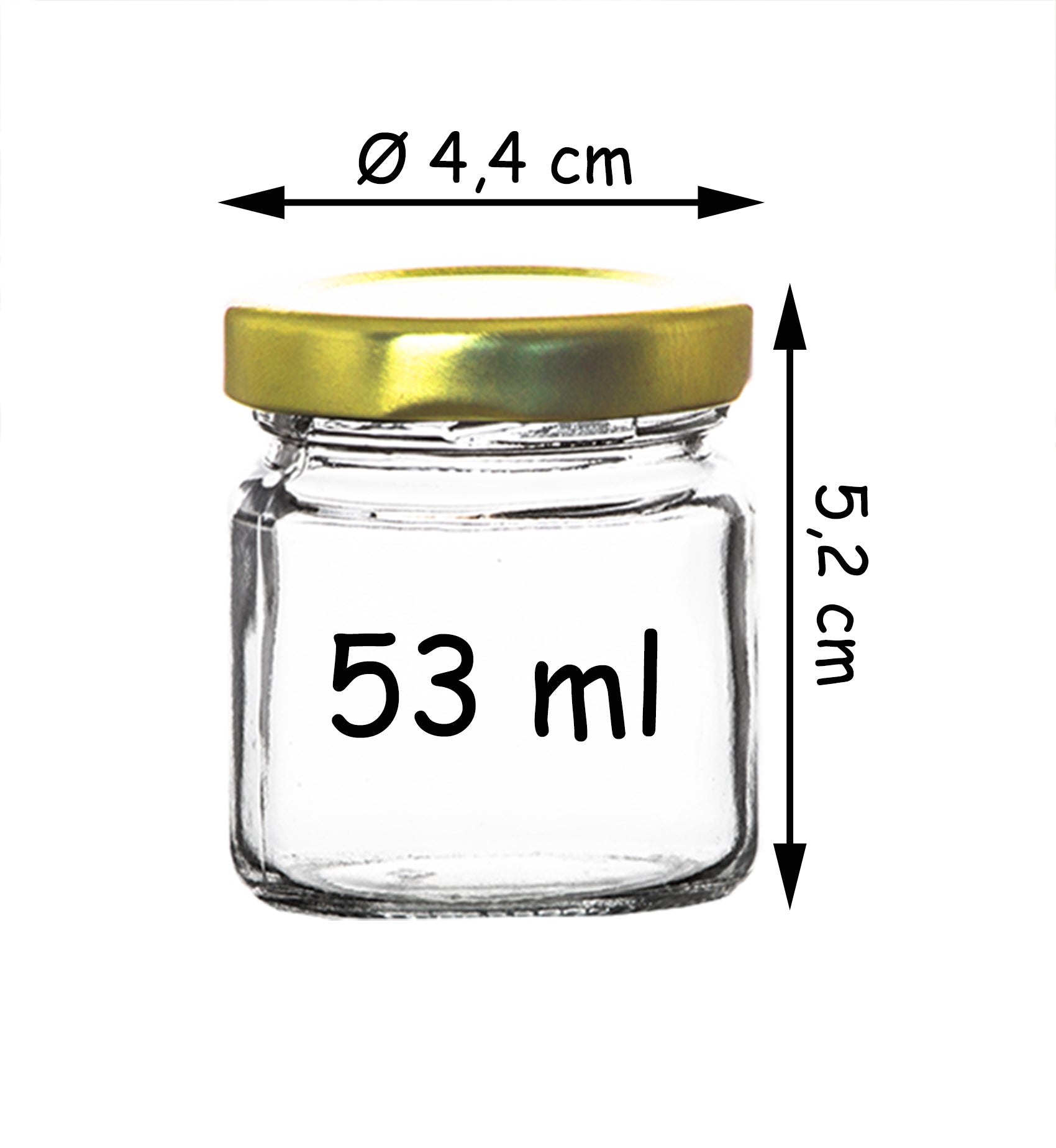 25x kleine Marmeladengläser 53 ml - Made in Germany 3