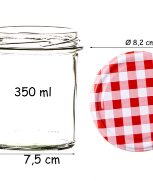 24x Einmachgläser 350 ml - Marmeladengläser TO 82 - Made in Germany - Einweckgläser inkl. Deckel 4