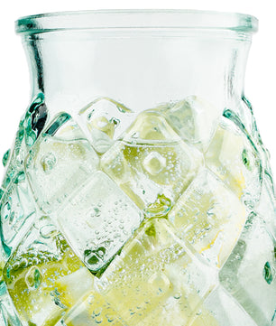 Trinkgläser im Ananas-Design 700ml [4er Set] aus 100% Recyclingglas | Partygläser für Longdrinks 6
